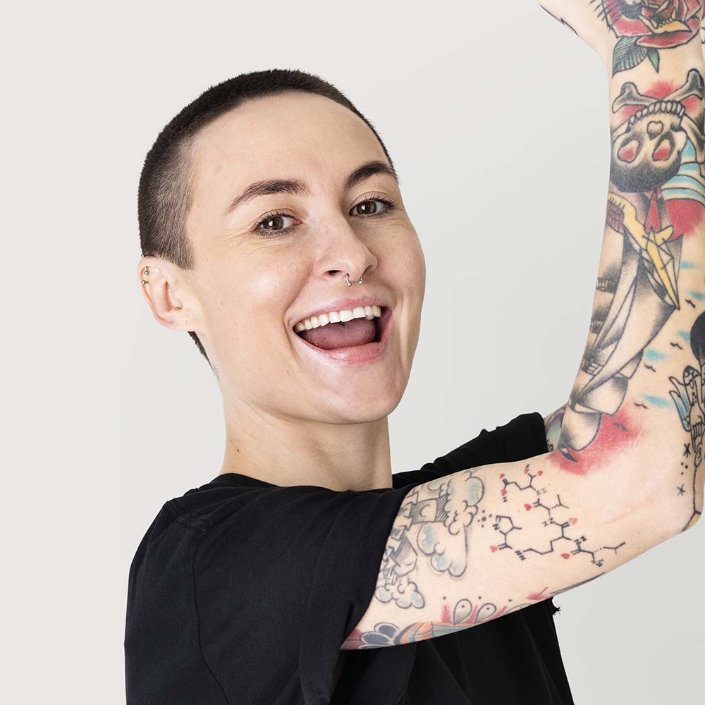 cool tattooed woman 27KHRZR
