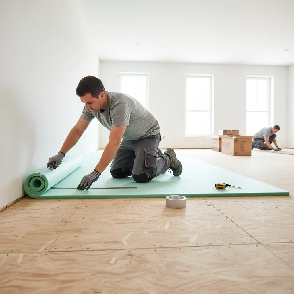 Install the Underlayment