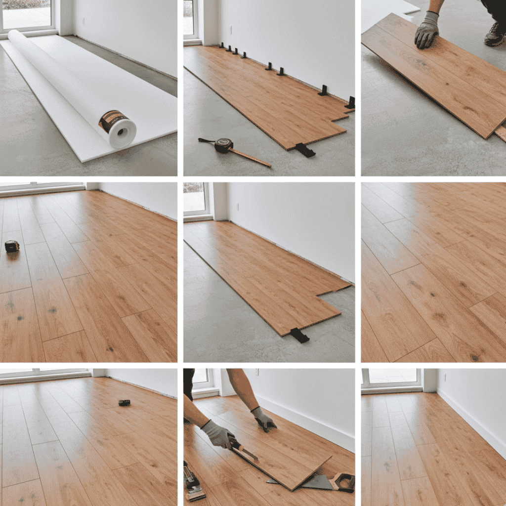 Floating Click-Lock Vinyl Planks