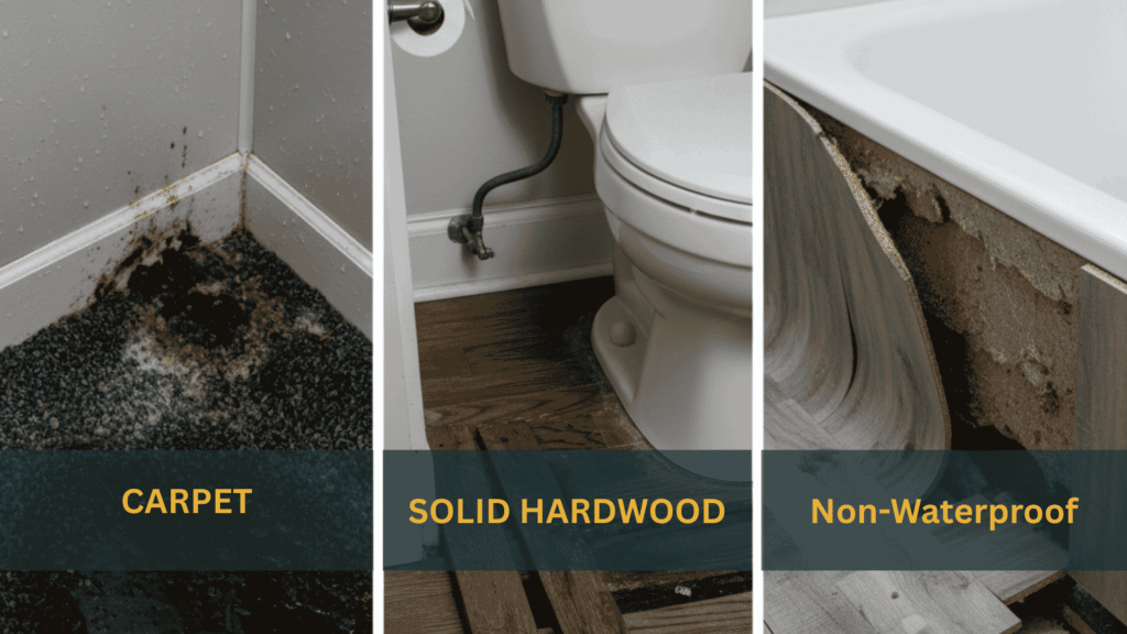 Floors to Avoid in Bathrooms