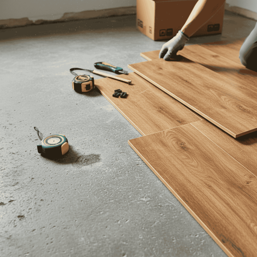 How to Install Vinyl Plank Flooring on Concrete