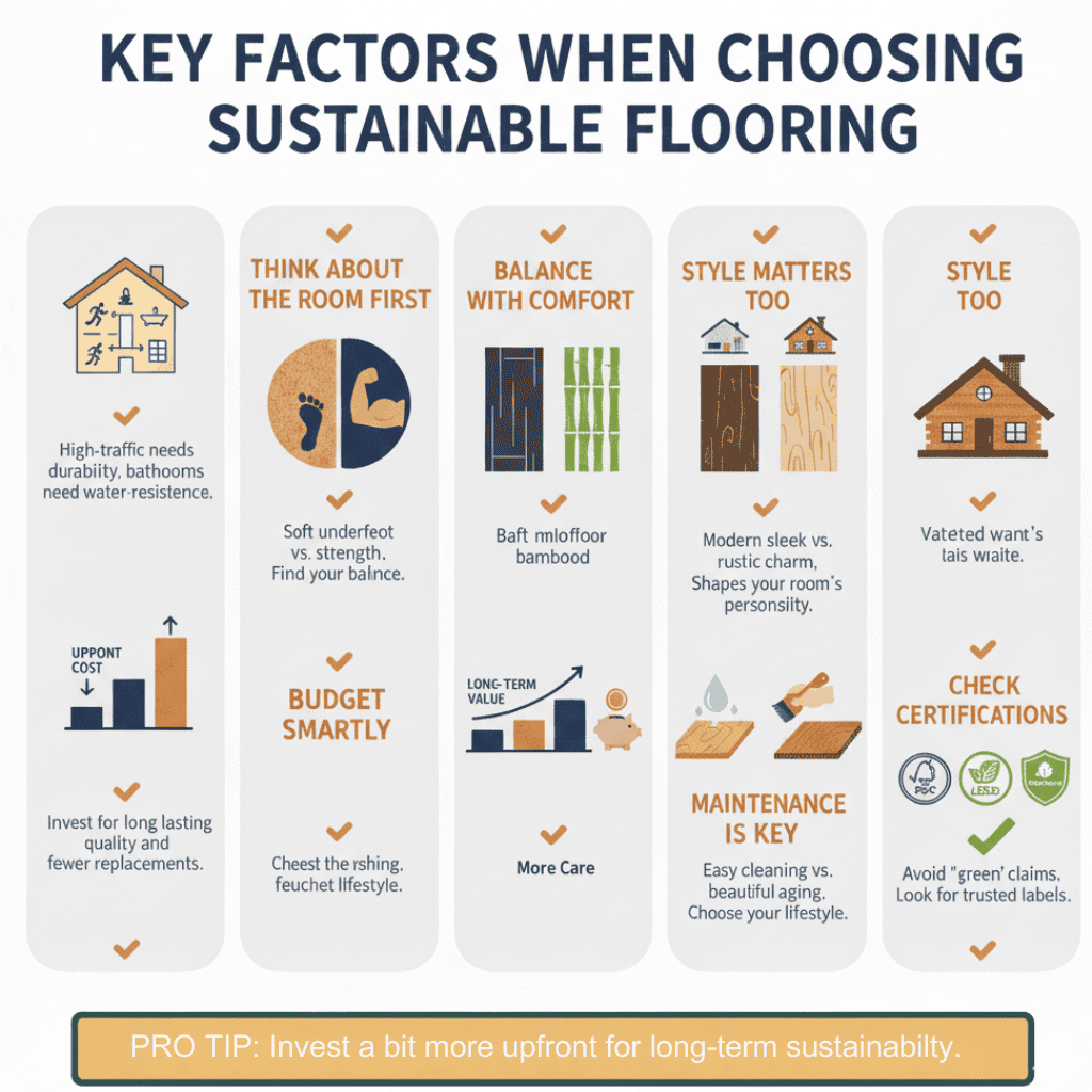 Key Factors When Choosing Sustainable Flooring