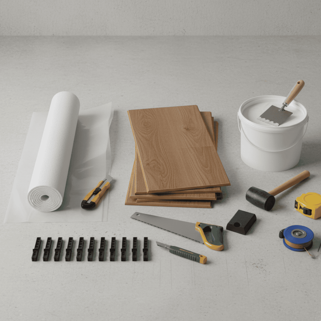 Tools Materials for flooring