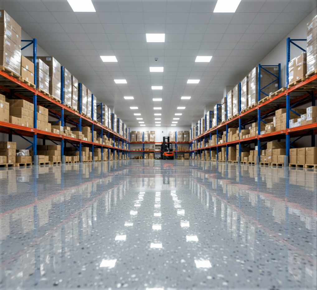 Warehouse industrial flooring