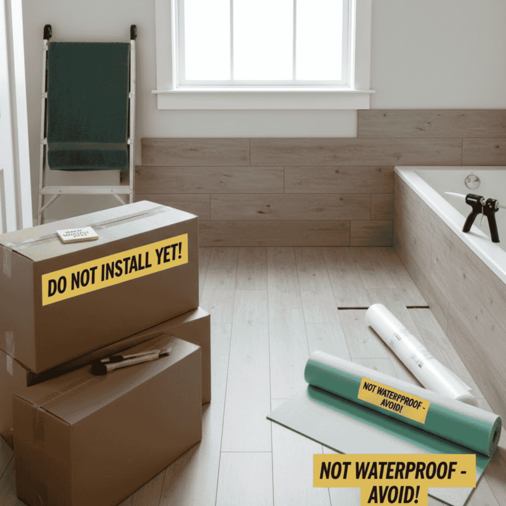 Common Mistakes to Avoid When Installing Vinyl Flooring in a Bathroom