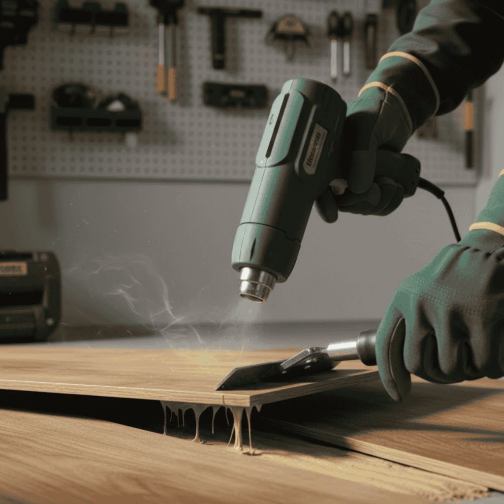 Glue Down Vinyl Plank Removal