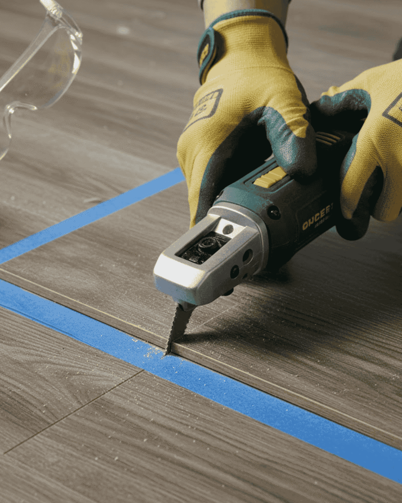 Cut Vinyl Plank Flooring After Installation