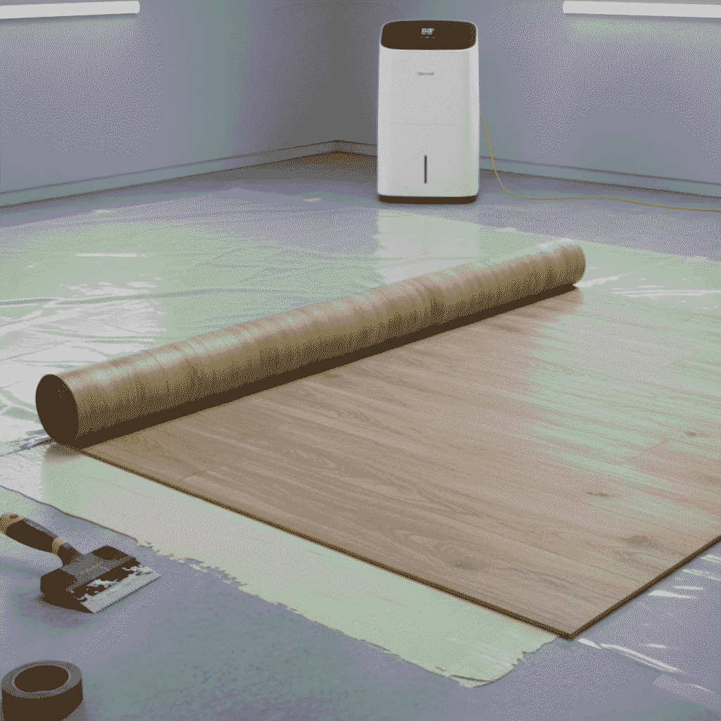 Installing Vinyl Sheet Flooring in Basements