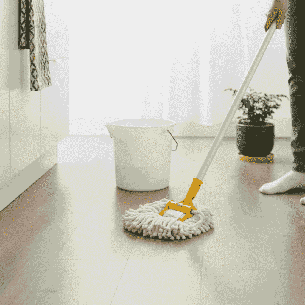 Rinse and Dry the Floor